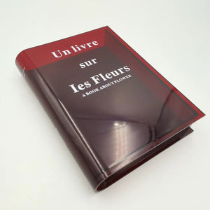 Transparent Acrylic Book Vase