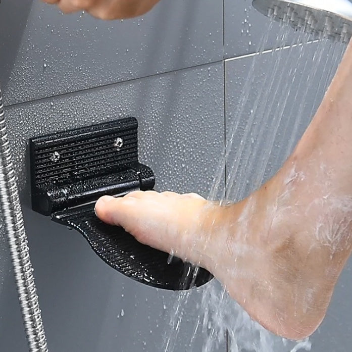 Bathroom wall pedal