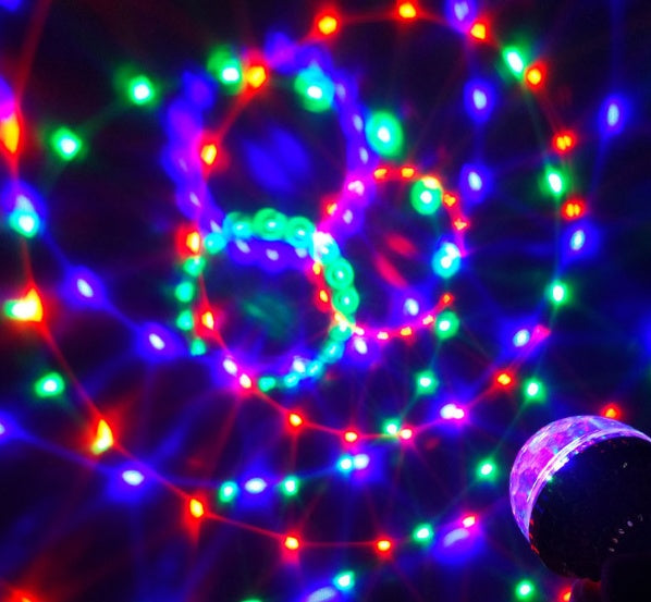 Colorful rotating ball lights