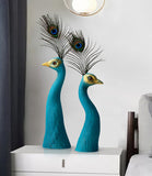 Creative peacock vase