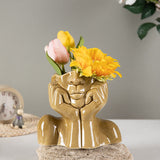 Ceramic Sculpture Flower Vase