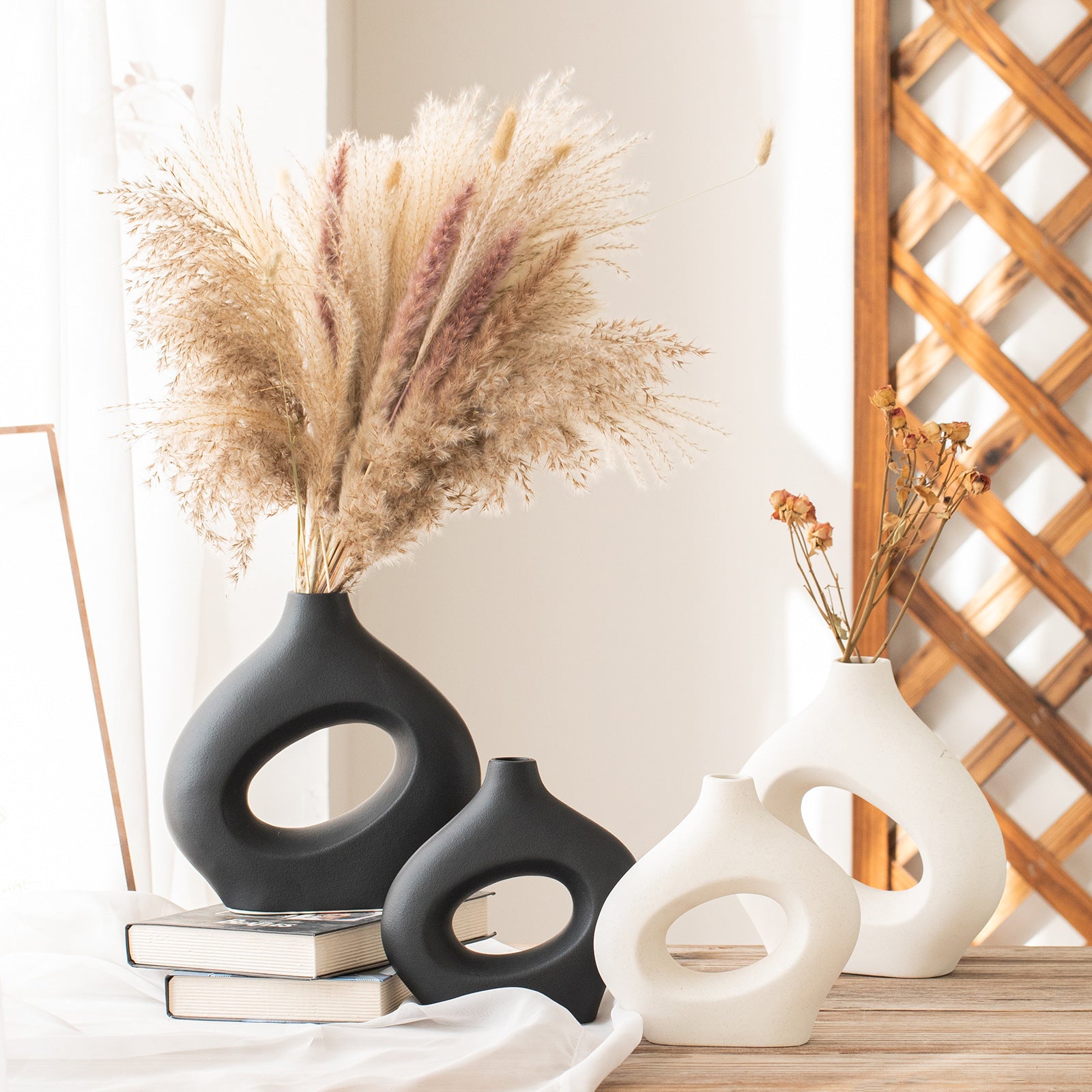 Circular Ceramic Vase