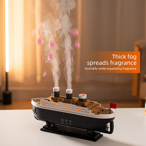 Colorful LED Steamship Oil Diffuser