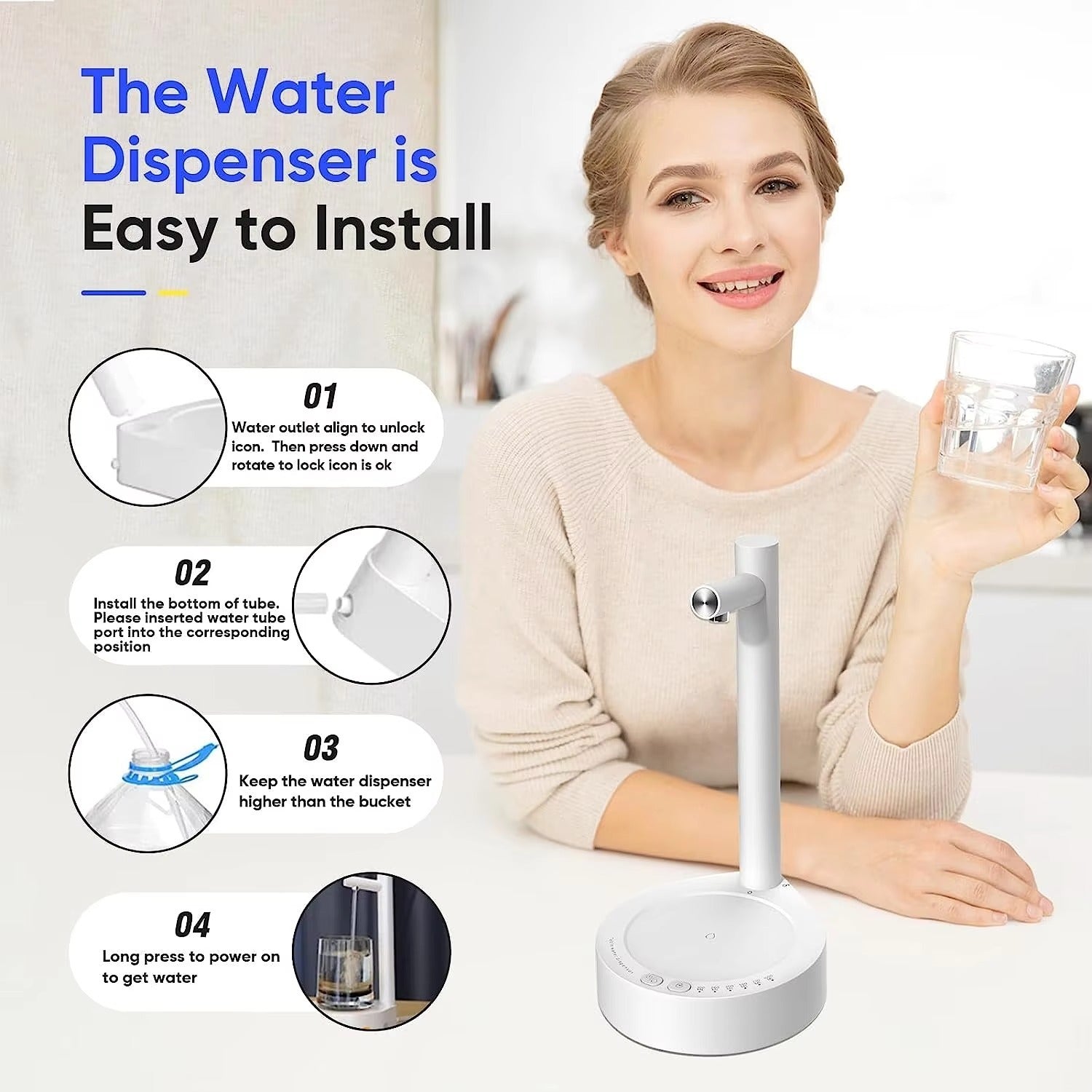Automatic Smart Table Water Dispenser