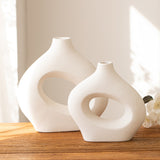 Circular Ceramic Vase