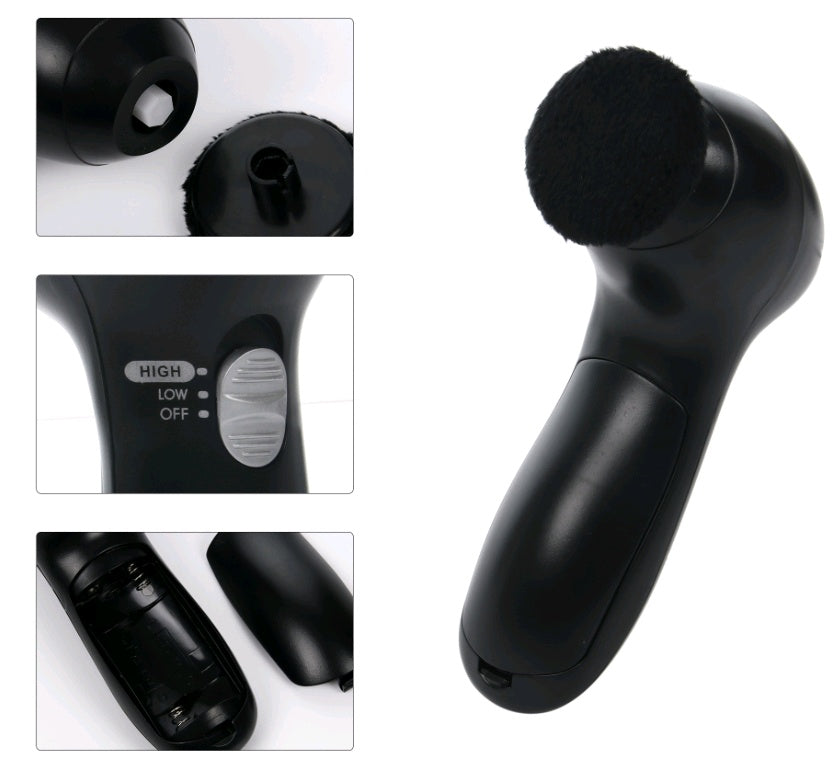 Automatic portable shoe polisher