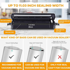 Automatic vacuum sealing machine