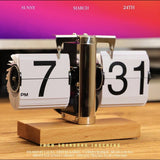 Retro Automatic Turning Clock