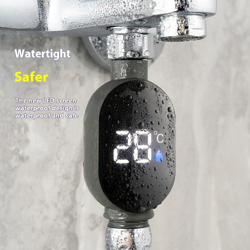 Visual LED Faucet Thermometer