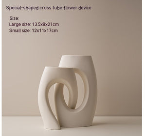 Circular Ceramic Vase
