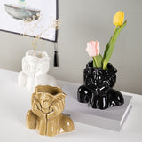 Ceramic Sculpture Flower Vase