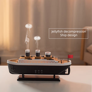 Colorful LED Steamship Oil Diffuser