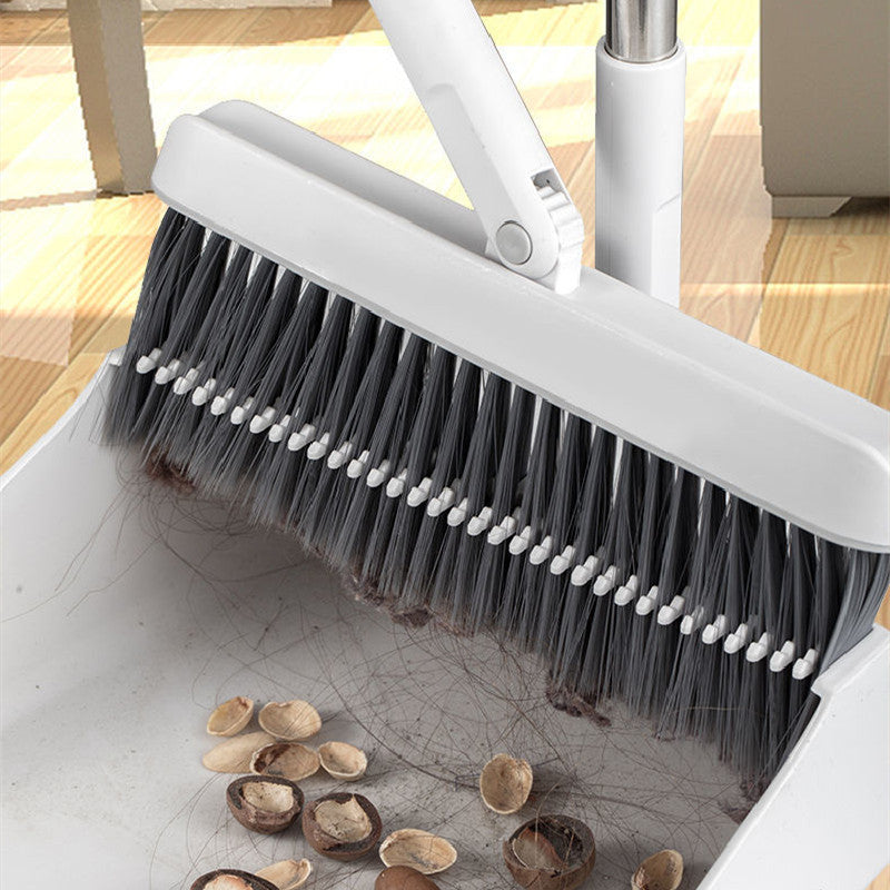 Folding Broom Dustpan Set